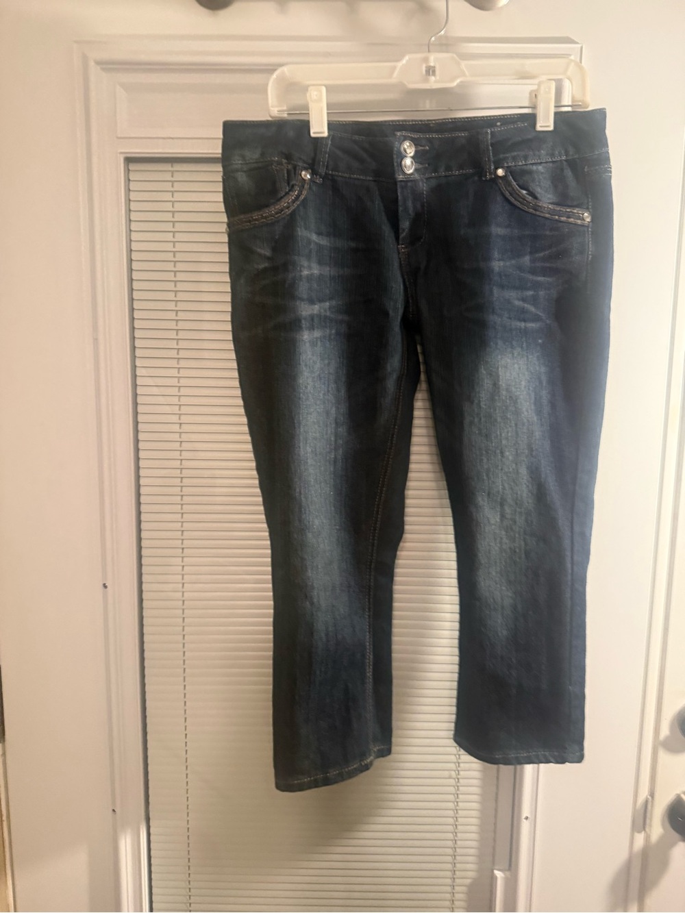 Dark Wash Blue Women's Jeans - these are caprice Classic Stretch Denim